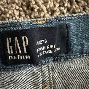 GAP high rise jeans